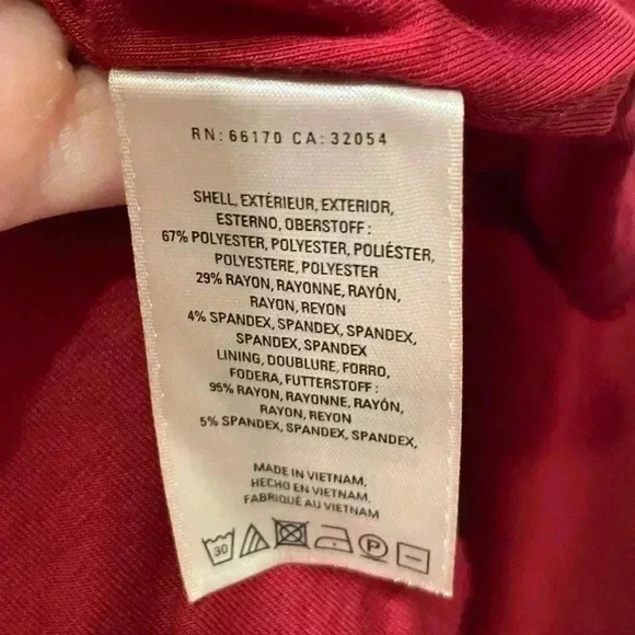 Maeve by Anthropologie Red Lincoln Center Knee Length Fit to Flare Dress Medium - Picture 5 of 8